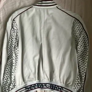 See By Chloe small white leather jacket never worn